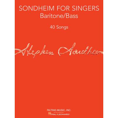 0884088964252 - Sondheim for singers | 40 Songs