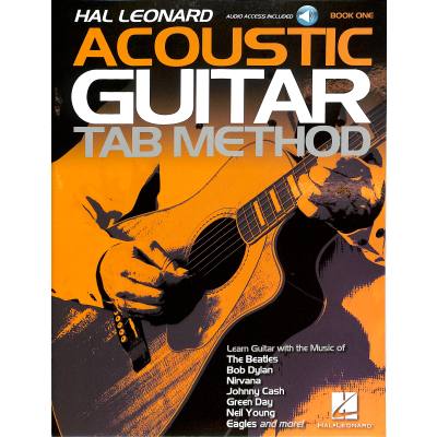 0884088964542 - Hal Leonard acoustic guitar tab method 1