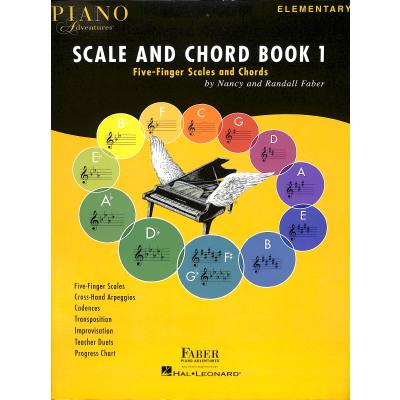 0884088994082 - Piano adventures - Scale and chord book 1