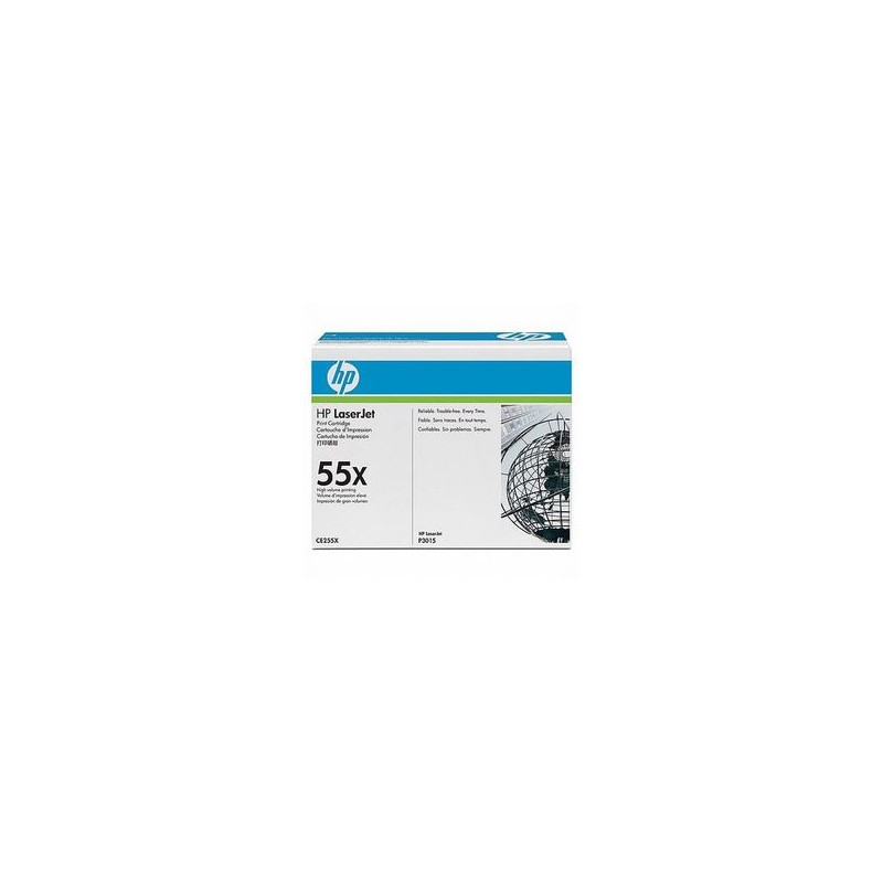 0884420133704 - HP Original 55X Toner schwarz hohe Kapazität 12500 Seiten (CE255X)