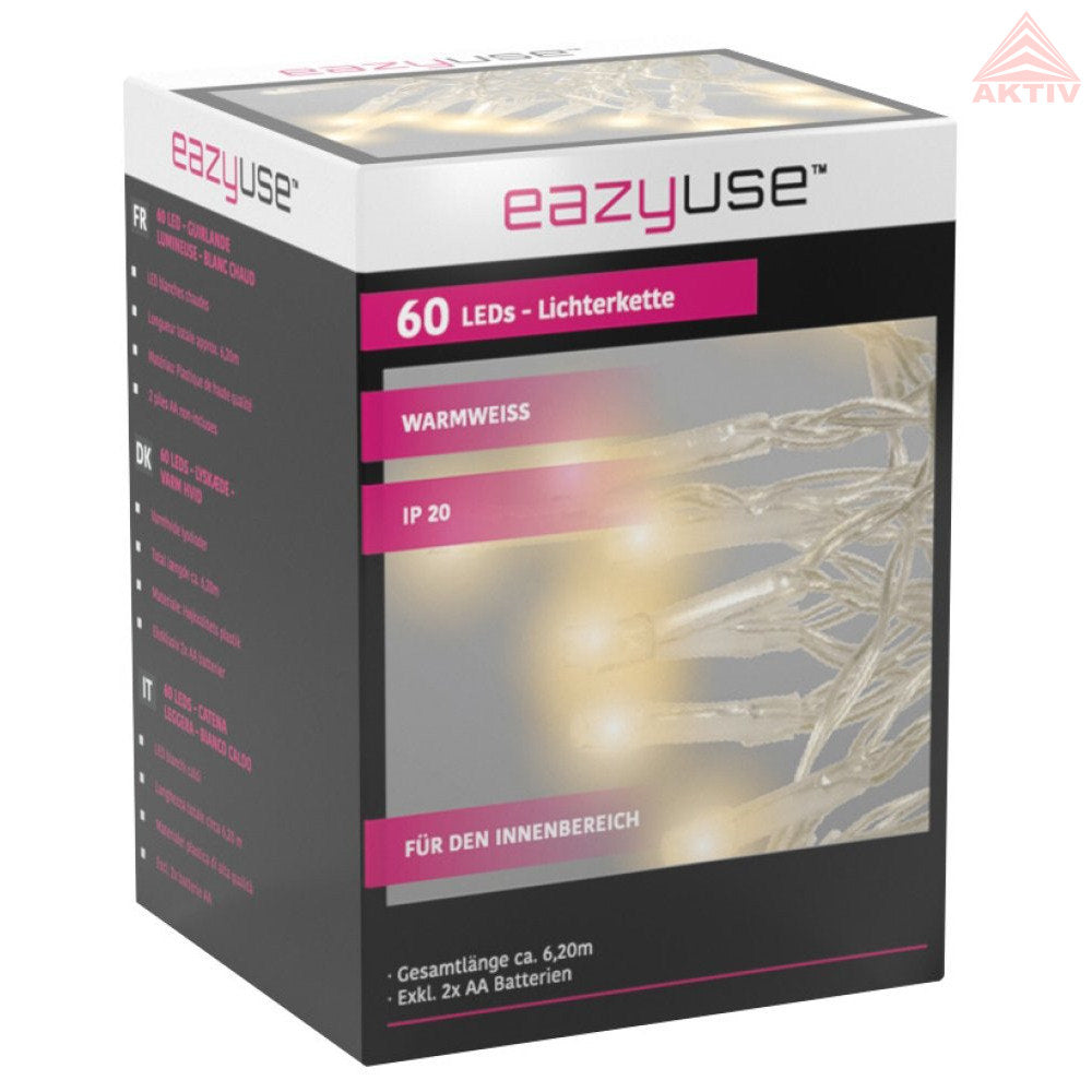 0884620062002 - - LED-Lichterkette (Party) 50s - 51 Meter - Warmweiß