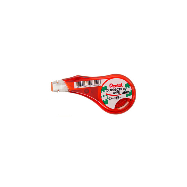 0884851023926 - Korrekturroller ZTN25BW Mini rot transparent 5mm x 6m Einweg 0884851023926 Pentel