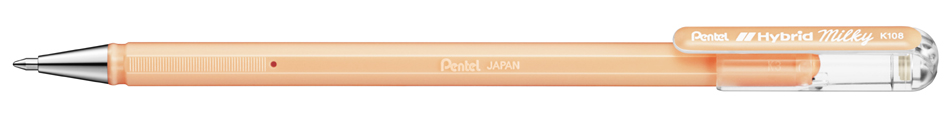 0884851039644 - Gel-Tintenroller Hybrid Milky pastellorange