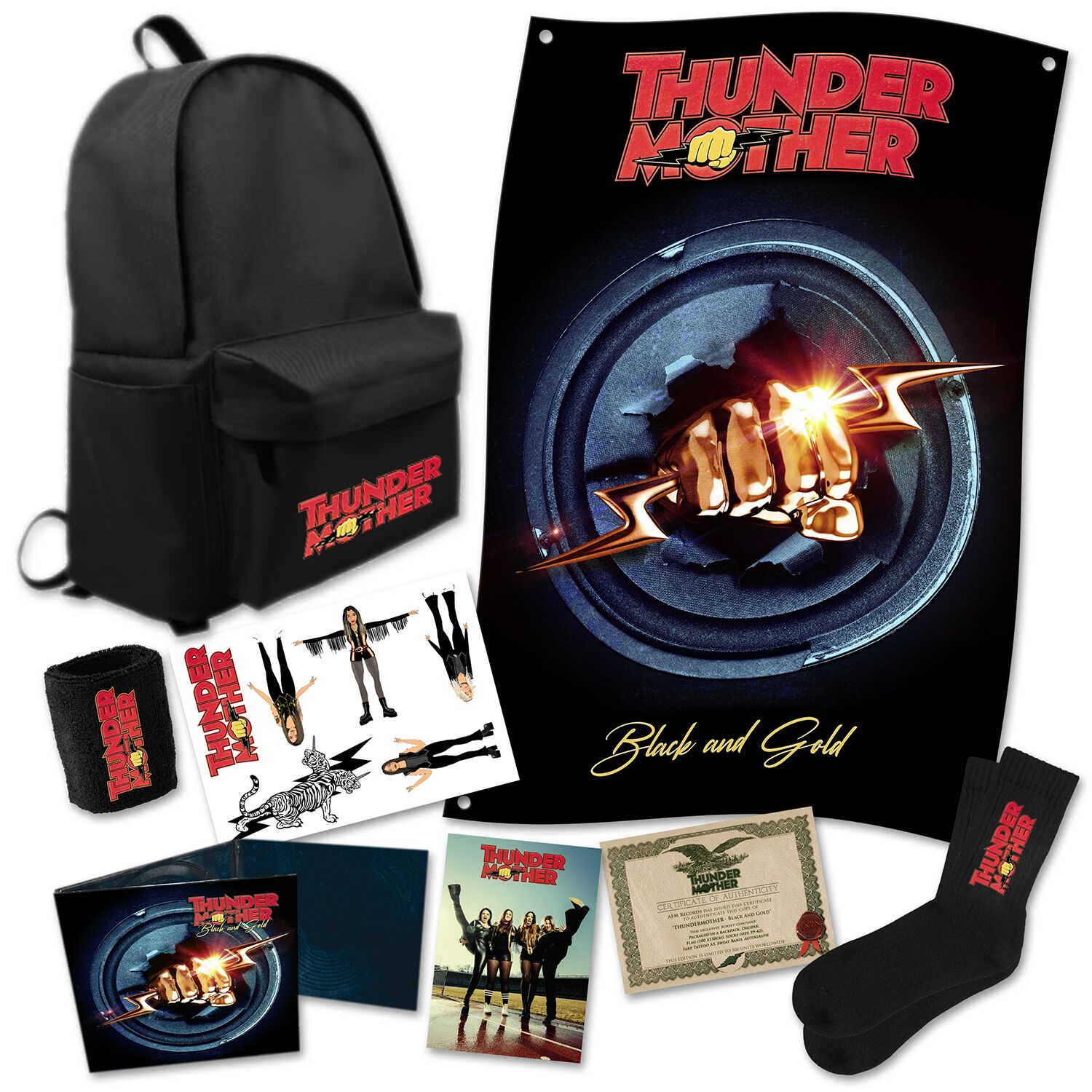 0884860447225 - Black And Gold (LtdBoxset) - Thundermother (CD)
