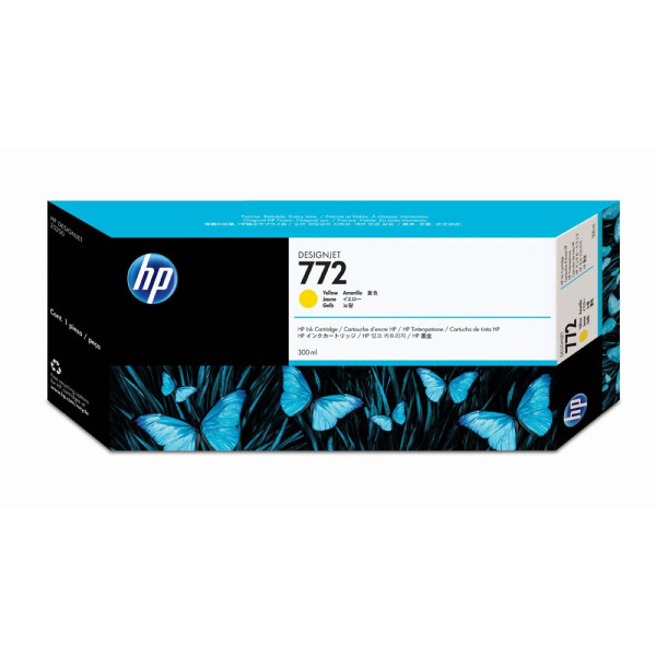 0884962639009 - Hewlett Packard - hp 772 300-ml Yellow DesignJet Ink Cartridge Druckerpatrone 1 Stück(e) Original