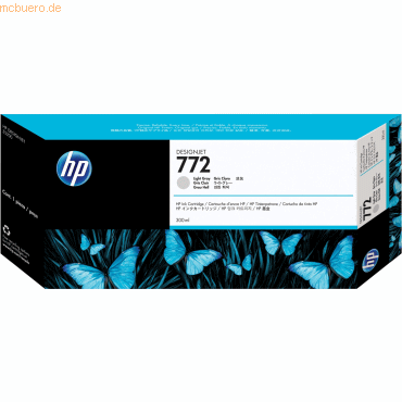 0884962639047 - Hewlett Packard - hp 772 300-ml Light Gray DesignJet Ink Cartridge Druckerpatrone 1 Stück(e) Original