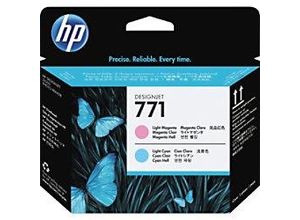 0884962986455 - Hewlett Packard CE019A Druckerpatrone Multipack (hell magenta hell cyan) Nr 771 (CE019A)