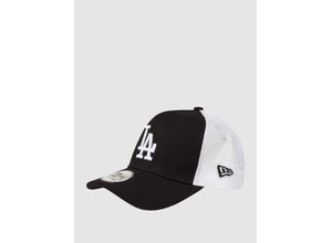 0885430014502 - New Era Clean Trucker Adjustable Cap LA DODGERS Schwarz Weiß