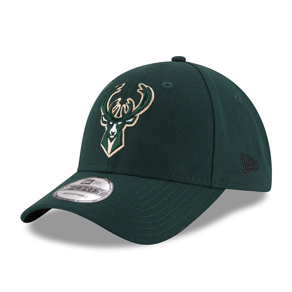 0885430074339 - New Era The Legaue 9Forty Adjustable MILWAUKEE BUCKS Grün