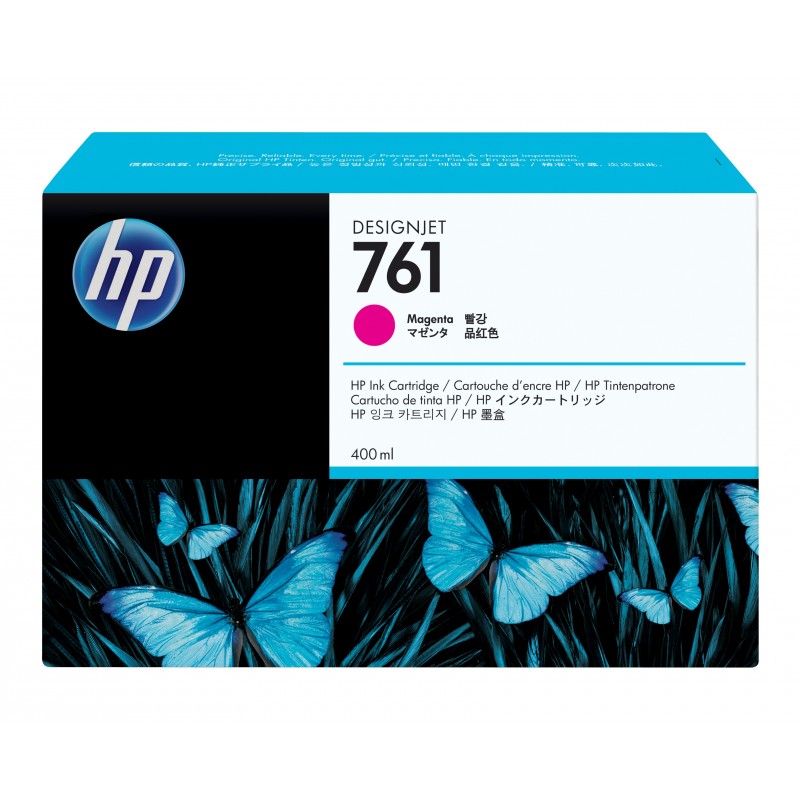 0885631448274 - Hewlett Packard - hp 761 400-ml Magenta DesignJet Ink Cartridge Druckerpatrone 1 Stück(e) Original