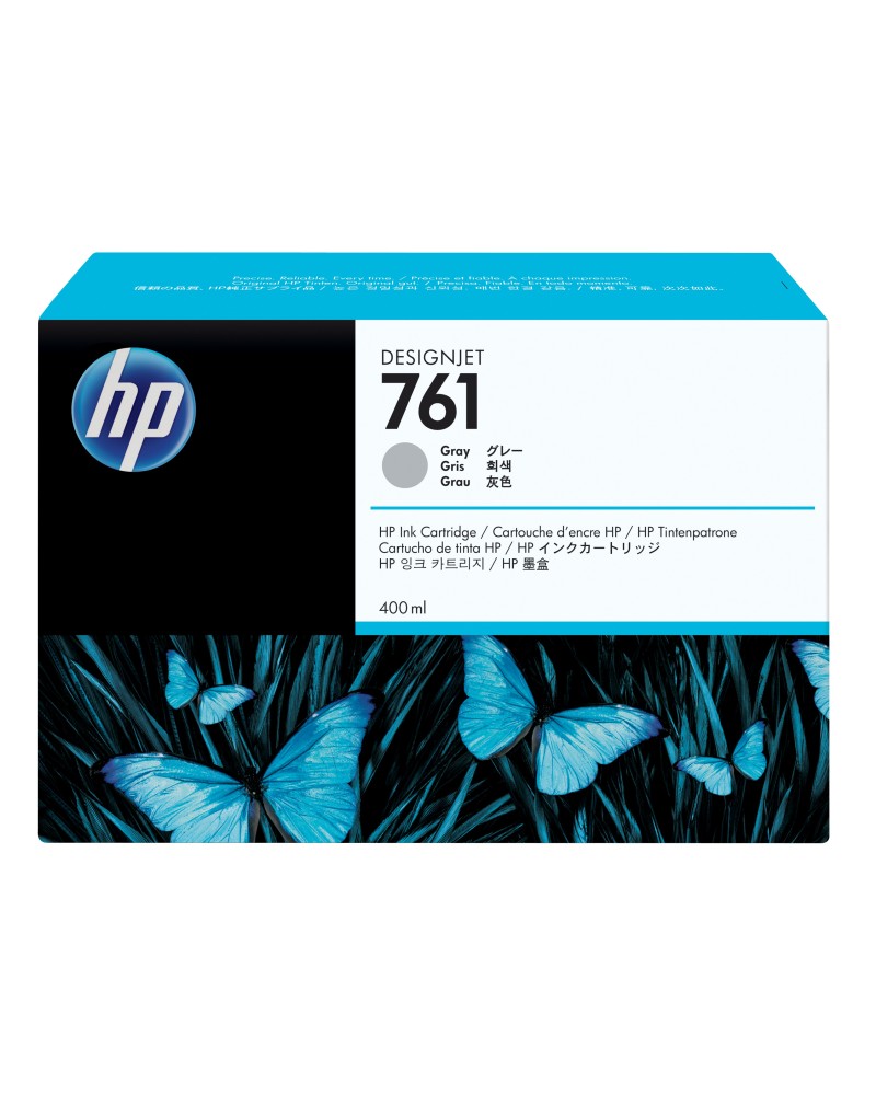 0885631448298 - Hewlett Packard - hp 761 400-ml Gray DesignJet Ink Cartridge Druckerpatrone 1 Stück(e) Original