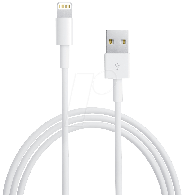 0885909627424 - iPad iPhone iPod Anschlusskabel [1x USB 20 Stecker A - 1x Lightning-Stecker] 100 m Weiß