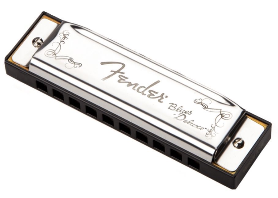 0885978496990 - Blues DeLuxe Harmonica A-Dur  20 Mundharmonika incl Etui