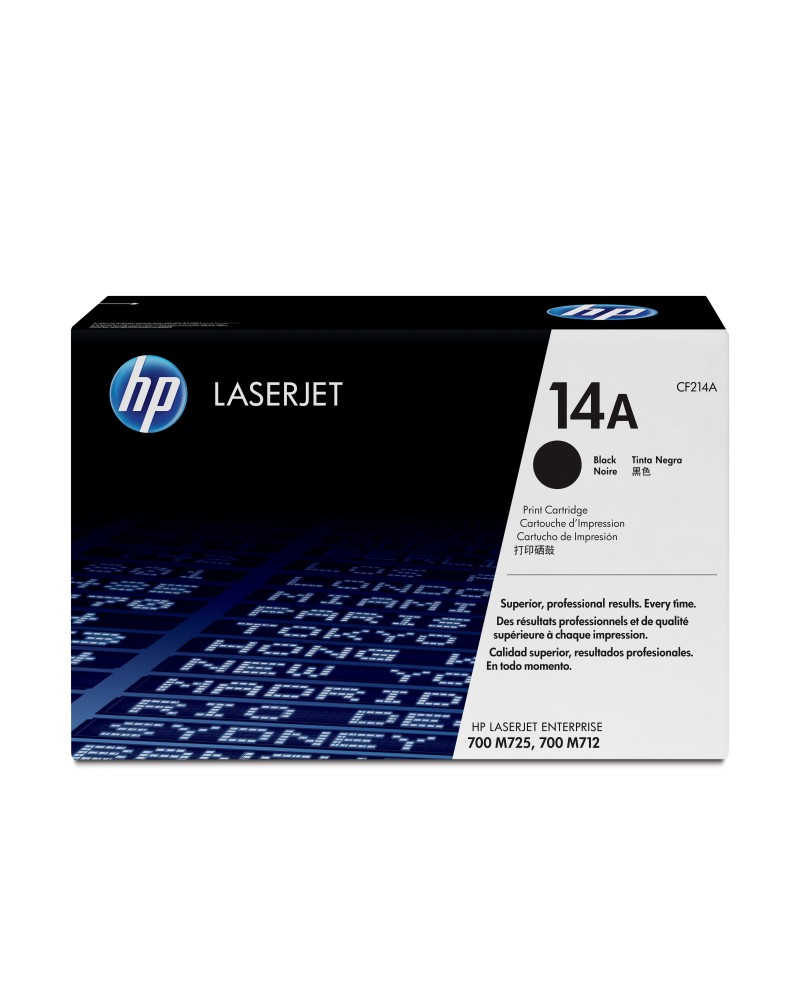 0886111043361 - 14A - Schwarz - original - LaserJet - Tonerpatrone (CF214A) - für LaserJet Enterprise 700 MFP M725dn MFP M725f MFP M725z MFP M725z+