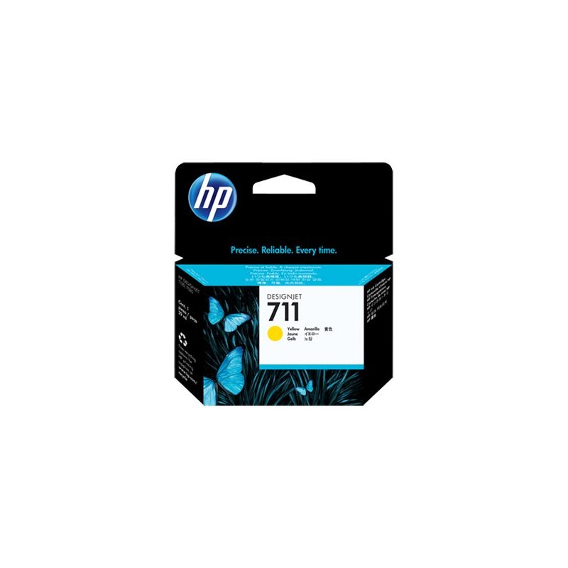 0886112841157 - Hewlett Packard - hp CZ132A original Druckerpatrone 711 Gelb (CZ132A)