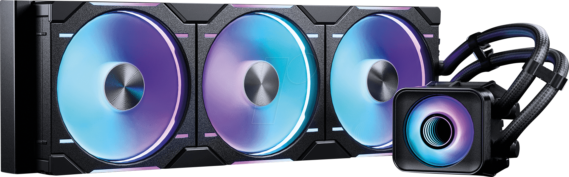0886523003953 - PHT GO420D30DBK - Glacier One 420D30 X2 DRGB AiO - 420mm