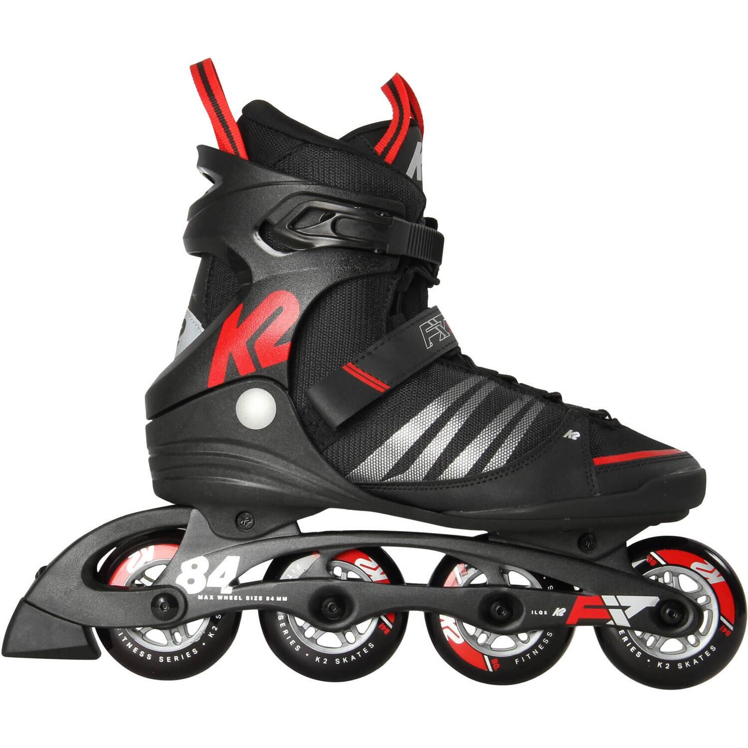 0886745820932 - K2 FIT 84 Speed Alu Man Inline Skates (Größe 470 (US=125) black red)