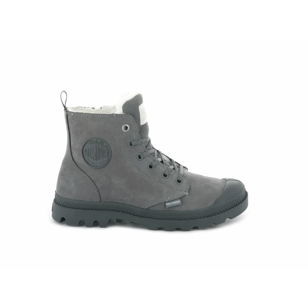 0886890788873 - Palladium Winterstiefeletten in mittelgrau Boots für Damen