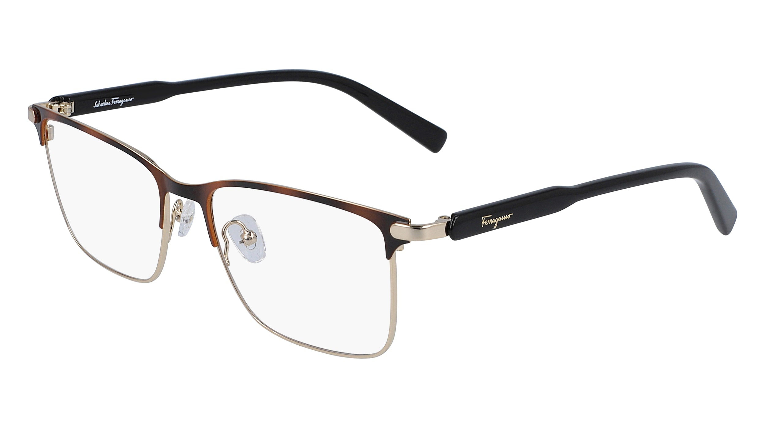0886895390644 - Herren SF2179 723 Optische Fassungen Metall Havanna  Quadratisch