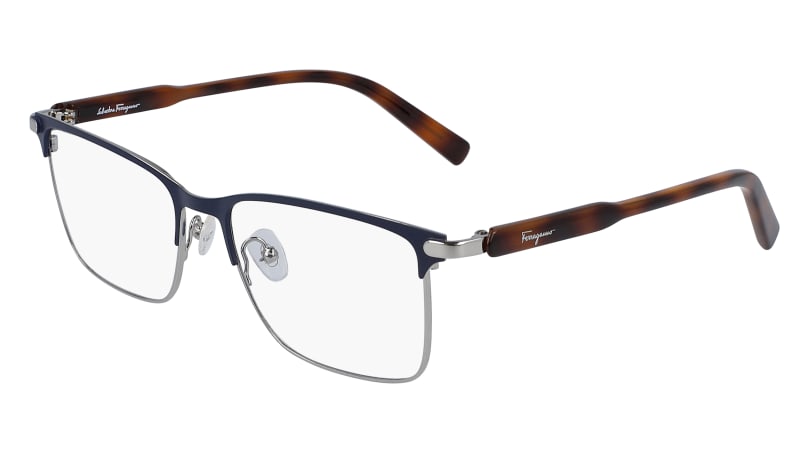 0886895390651 - Herren SF2179 021 Optische Fassungen Metall Blau Silber Quadratisch 0886895390651 - Herren SF2179 021 Optische Fassungen Metall Blau Silber Quadratisch
