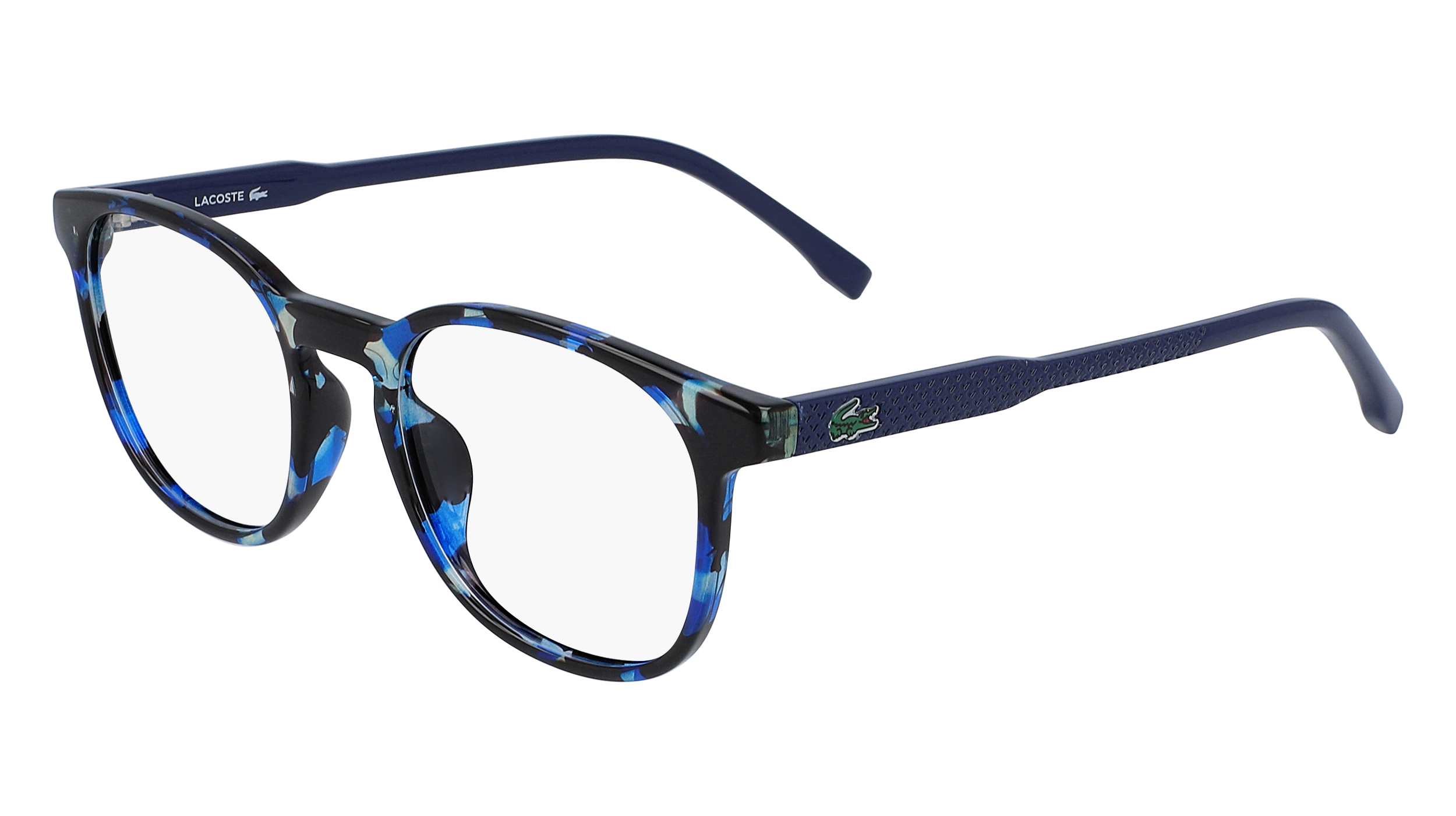 0886895407434 - Unisex L3632 215 Rahmen von BRILLEN Plastik Havanna Blau  Kreisel Normale Photochromatisch