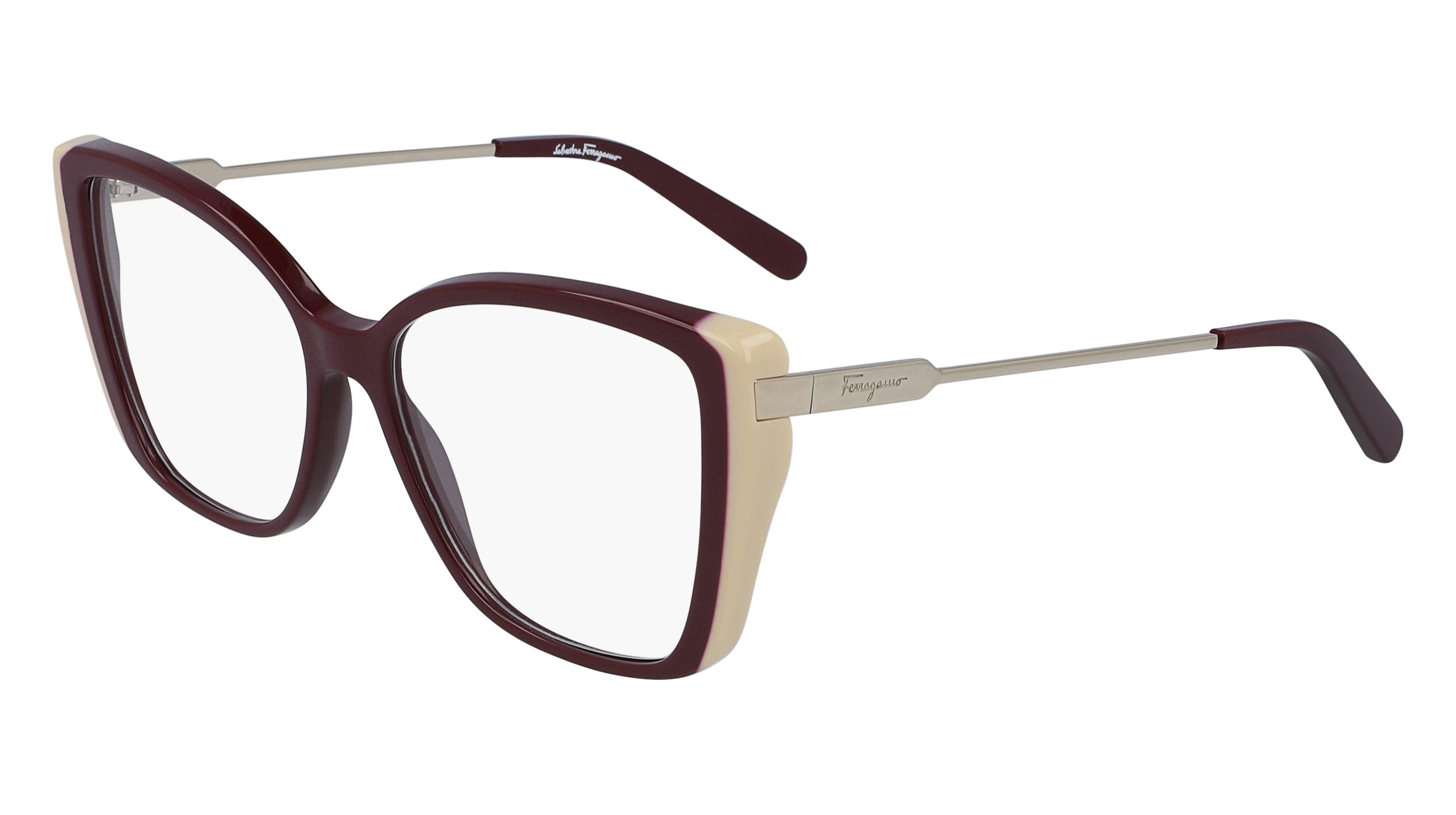 0886895426510 - Damen SF2850 648 Optische Fassungen Acetat Bordeaux  Quadratisch