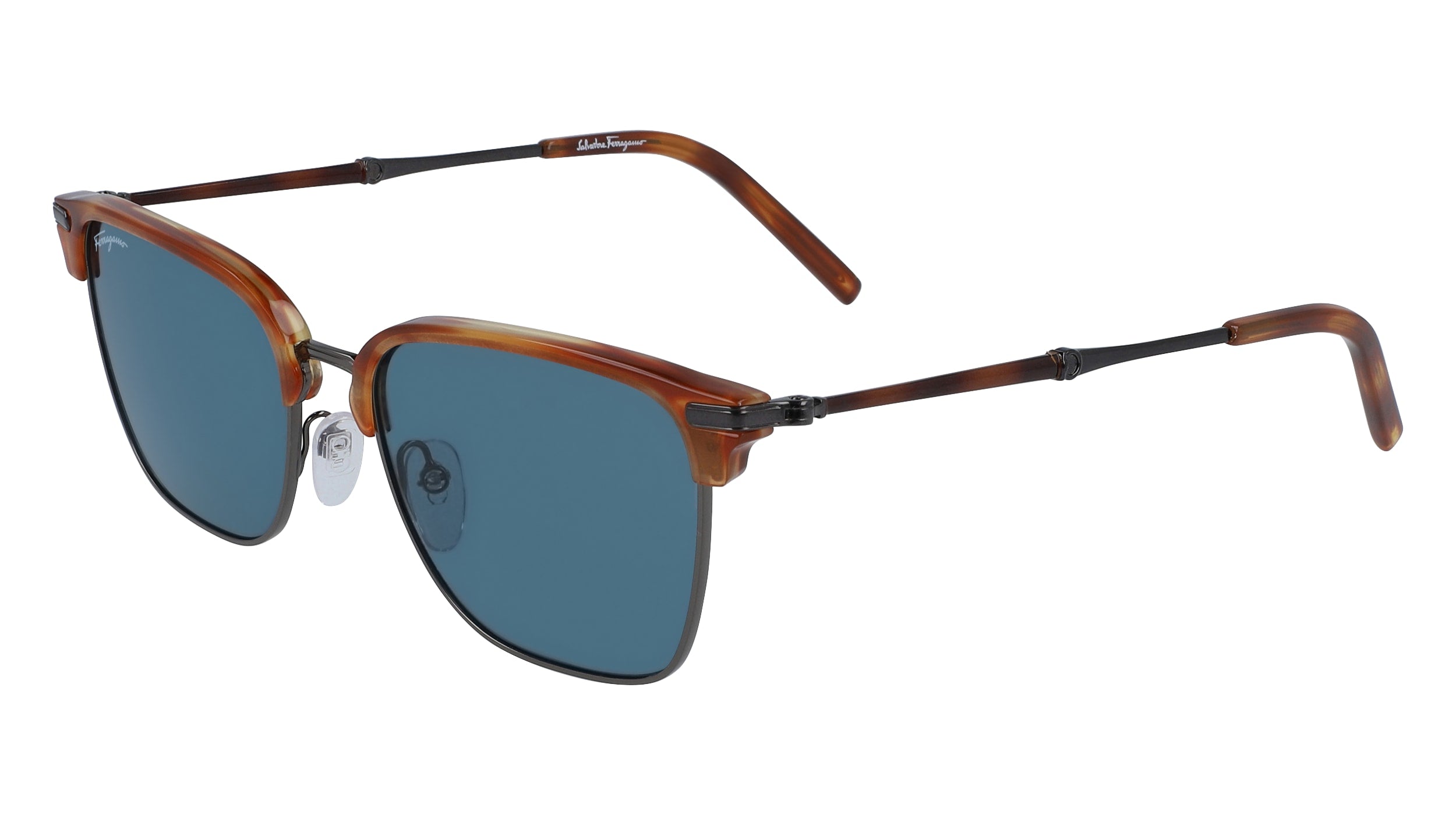 0886895440165 - Herren SF227S 086 Sonnenbrillen Metall Braun Blau Quadratisch 0886895440165 - Herren SF227S 086 Sonnenbrillen Metall Braun Blau Quadratisch