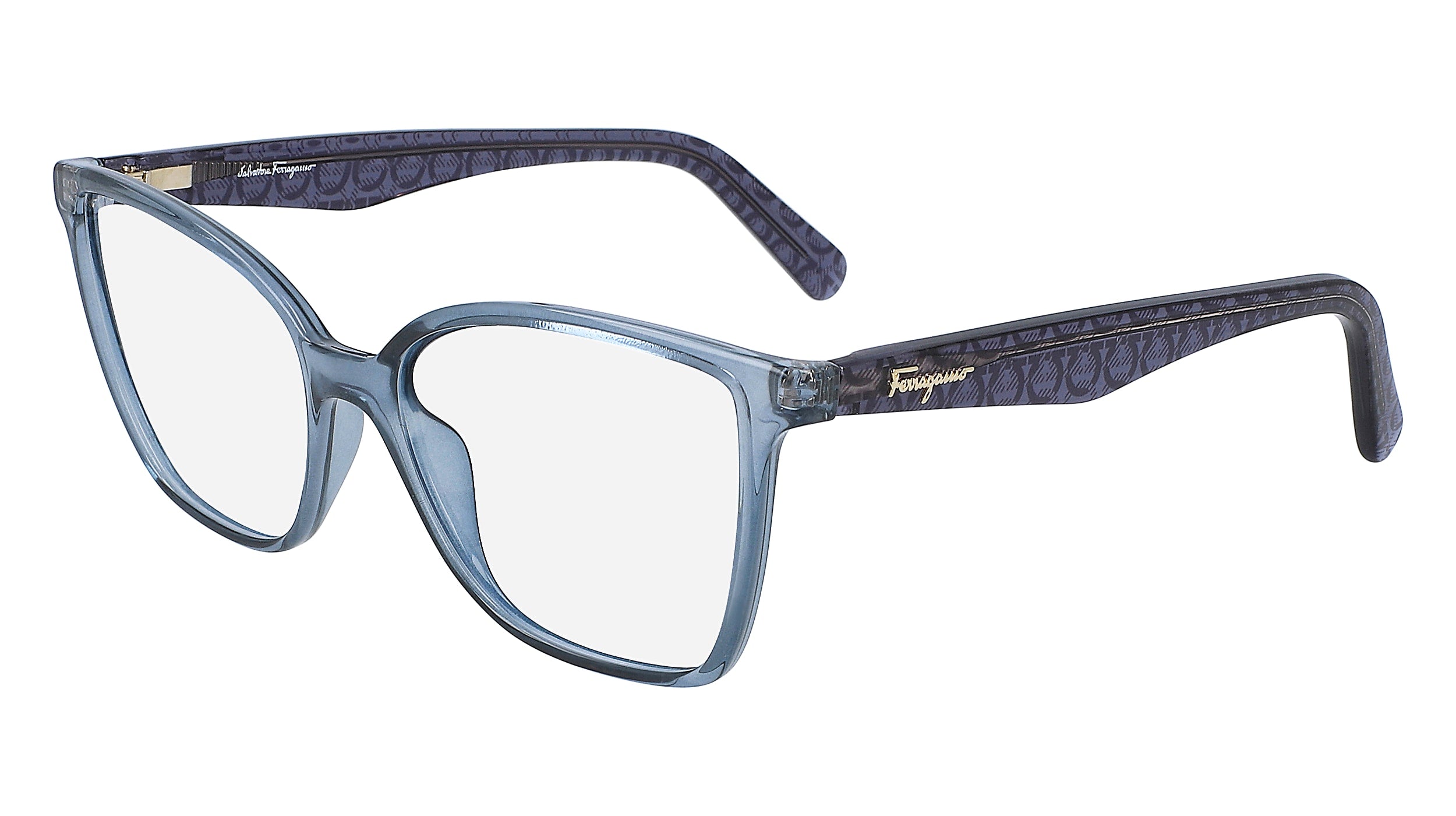 0886895440967 - Damen SF2868 414 Optische Fassungen Acetat Blau  Quadratisch