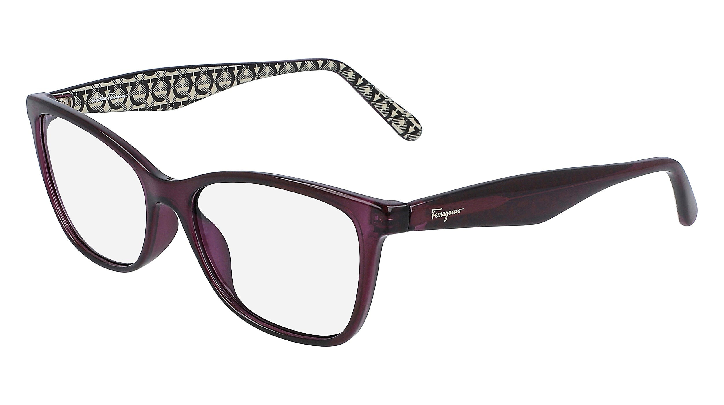 0886895442114 - Damen SF2866 513 Optische Fassungen Acetat Violett  Quadratisch