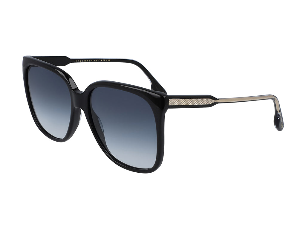 0886895452540 - Damen VB610S 001 Sonnenbrillen Acetat Schwarz Grau Quadratisch  Schattiert