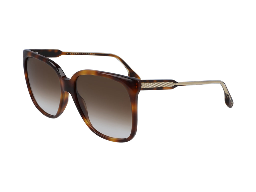 0886895452564 - Damen VB610S 215 Gläser SONNENBRILLEN Acetat Havanna Braun Quadratisch  Schattiert