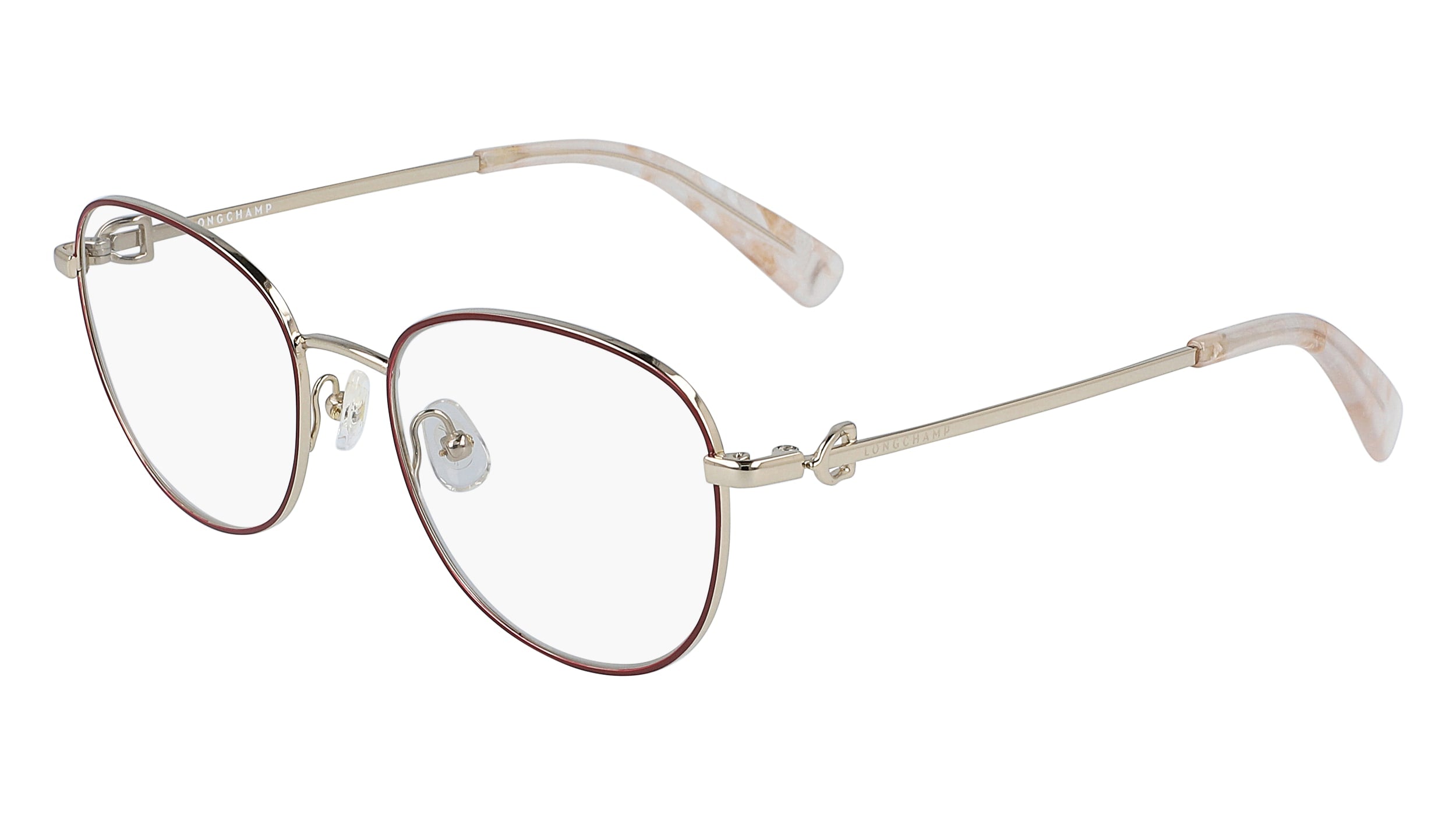0886895457804 - LONGCHAMP Damen LO2127 604 Optische Fassungen Metall Bordeaux Rund 0886895457804 - LONGCHAMP Damen LO2127 604 Optische Fassungen Metall Bordeaux Rund