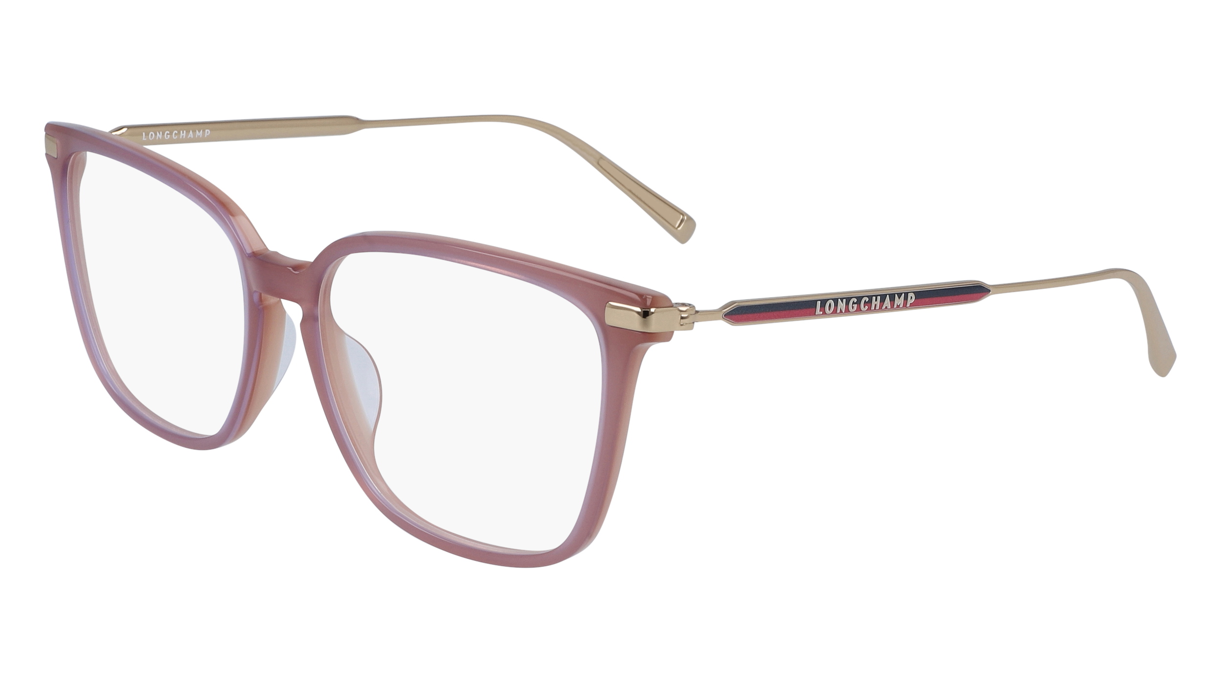 0886895460682 - LONGCHAMP Damen LO2661 601 Rahmen von BRILLEN Acetat Rosa  Quadratisch Normal Photochromatisch