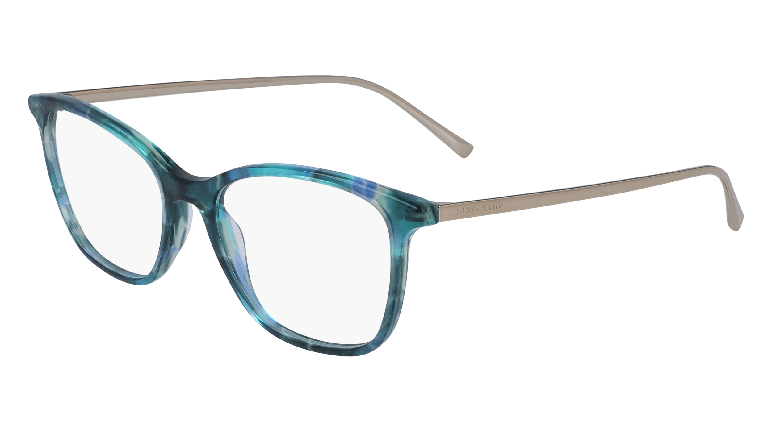 0886895462860 - LONGCHAMP Unisex LO2606 433 Rahmen von BRILLEN Acetat Havanna Blau  Hocken Normale Photochromatisch