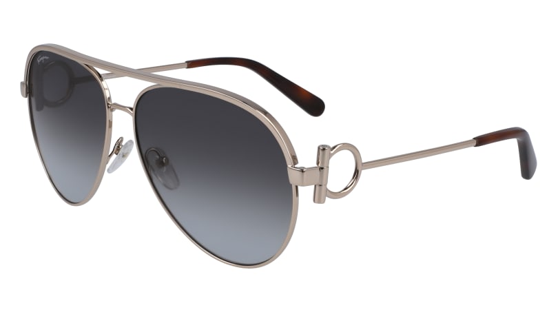 0886895466318 - Damen SF237S 785 Sonnenbrillen Metall Gold Grau Pilot Normal Schattiert