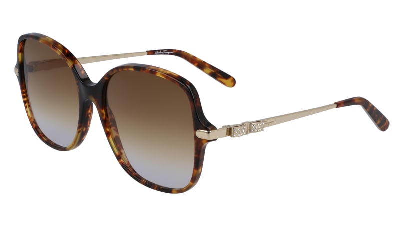 0886895467001 - Damen SF990SR 219 Sonnenbrillen Acetat Havanna Braun Quadratisch  Schattiert