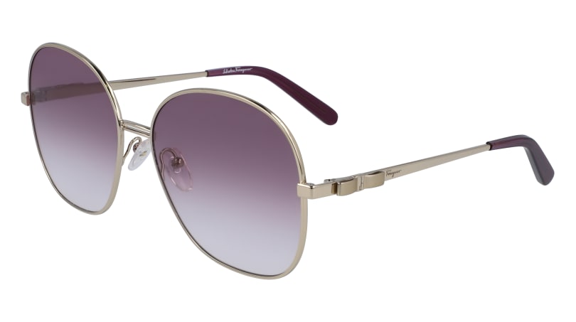 0886895467414 - Damen SF242S 736 Sonnenbrillen Metall  Violett Rund Normal Schattiert