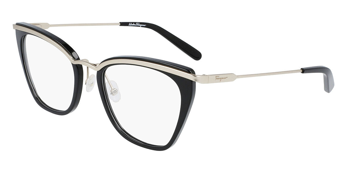 0886895469166 - Damen SF2205 978 Optische Fassungen Metall Schwarz  Cat Eye