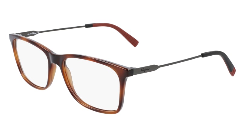 0886895469746 - Herren SF2876 068 Optische Fassungen Plastik Havanna  Quadratisch