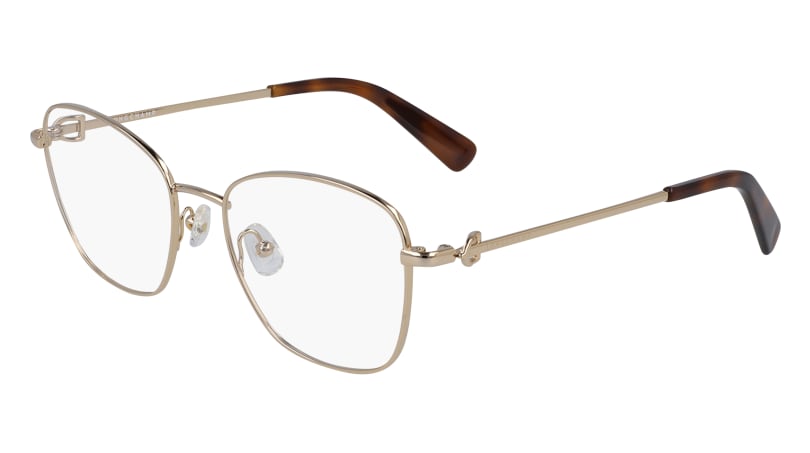 0886895476638 - LONGCHAMP Damen LO2133 714 Optische Fassungen Metall Gold  Rund