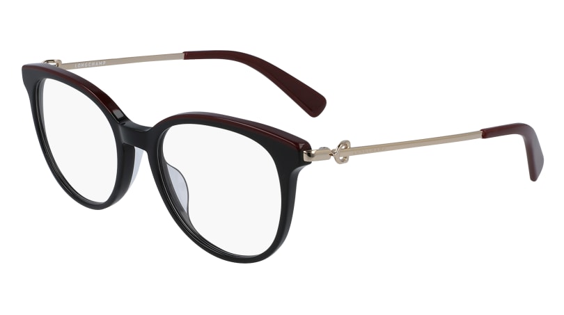 0886895476881 - LONGCHAMP Damen LO2667 001 Optische Fassungen Plastik Schwarz  Cat Eye