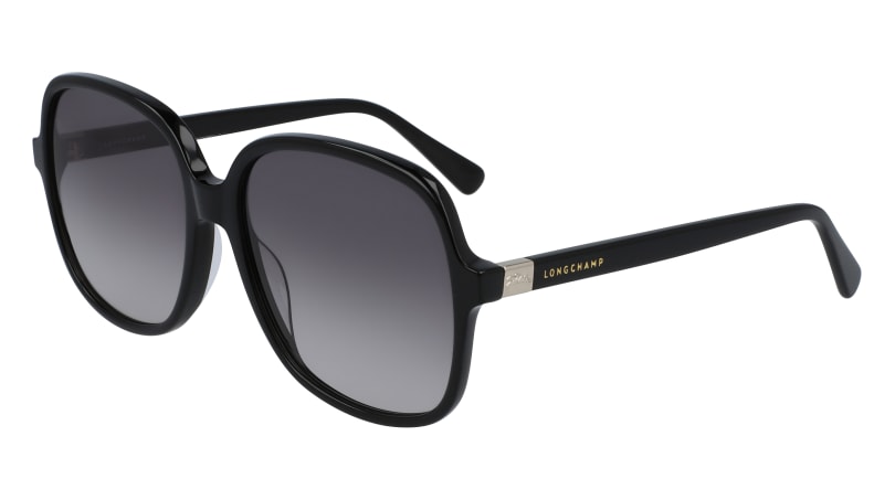 0886895476928 - LONGCHAMP Damen LO668S 001 Sonnenbrillen Plastik Schwarz Grau Quadratisch Normal Schattiert 0886895476928 - LONGCHAMP Damen LO668S 001 Sonnenbrillen Plastik Schwarz Grau Quadratisch Normal Schattiert