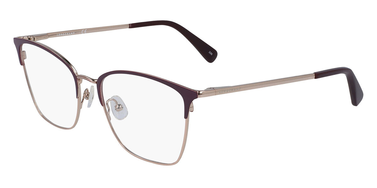 0886895479028 - LONGCHAMP Damen LO2135 7 Optische Fassungen Metall Violett  Cat Eye