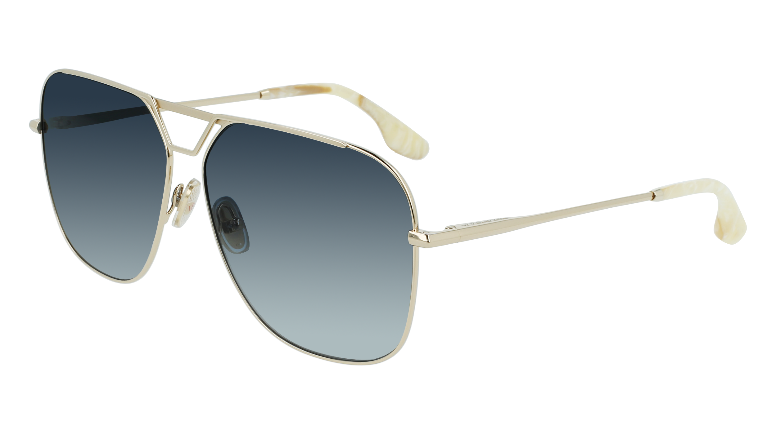 0886895488860 - Damen VB217S 720 Sonnenbrillen Metall Gold Blau Quadratisch Normal Photochromatisch
