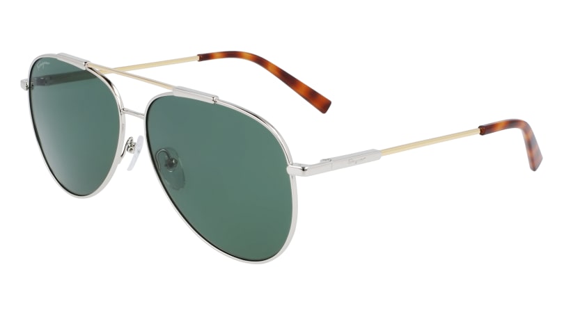 0886895489140 - Unisex SF265S 723 Sonnenbrillen Metall Gold Grün Pilot