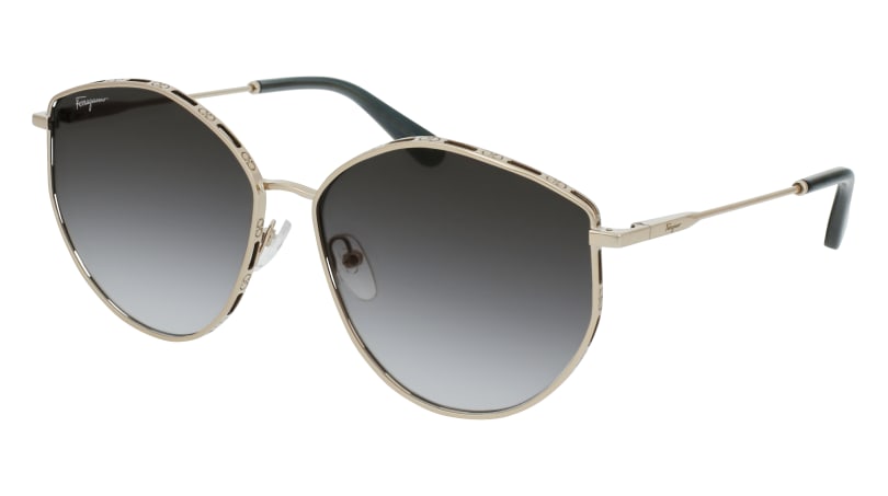 0886895489942 - Damen SF264S 785 Sonnenbrillen Metall Gold Grau Geometrisch Schattiert 0886895489942 - Damen SF264S 785 Sonnenbrillen Metall Gold Grau Geometrisch Schattiert