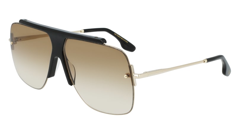0886895491976 - Damen VB627S 001 Sonnenbrillen Metall Schwarz Braun Quadratisch  Schattiert