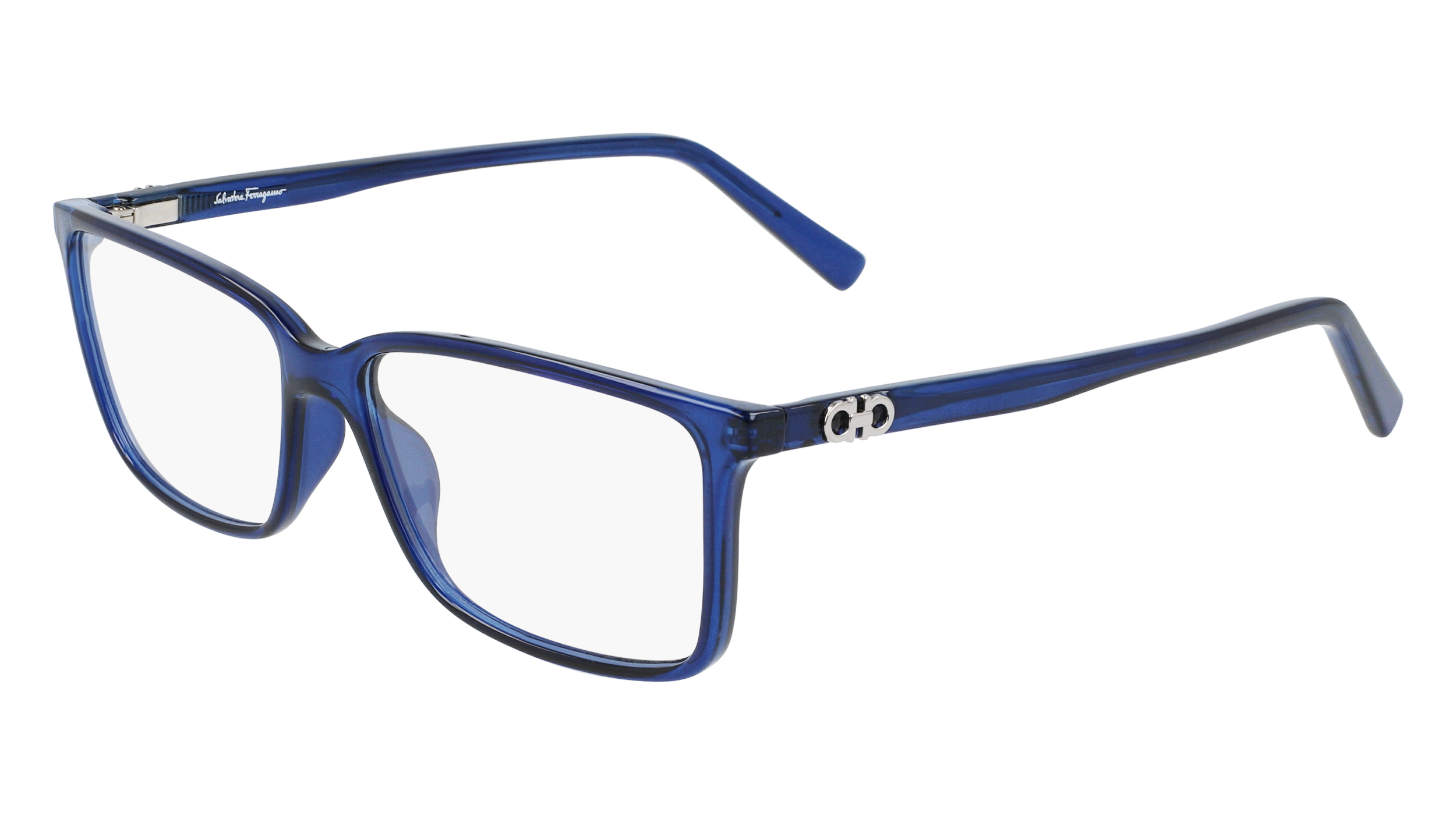 0886895493529 - Herren SF2894 414 Optische Fassungen Injiziert Blau  Quadratisch Normal Normal