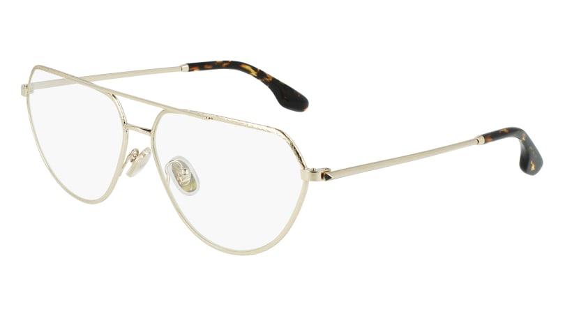 0886895495646 - Damen VB221S 714 Sonnenbrillen Metall Gold Klar Geometrisch