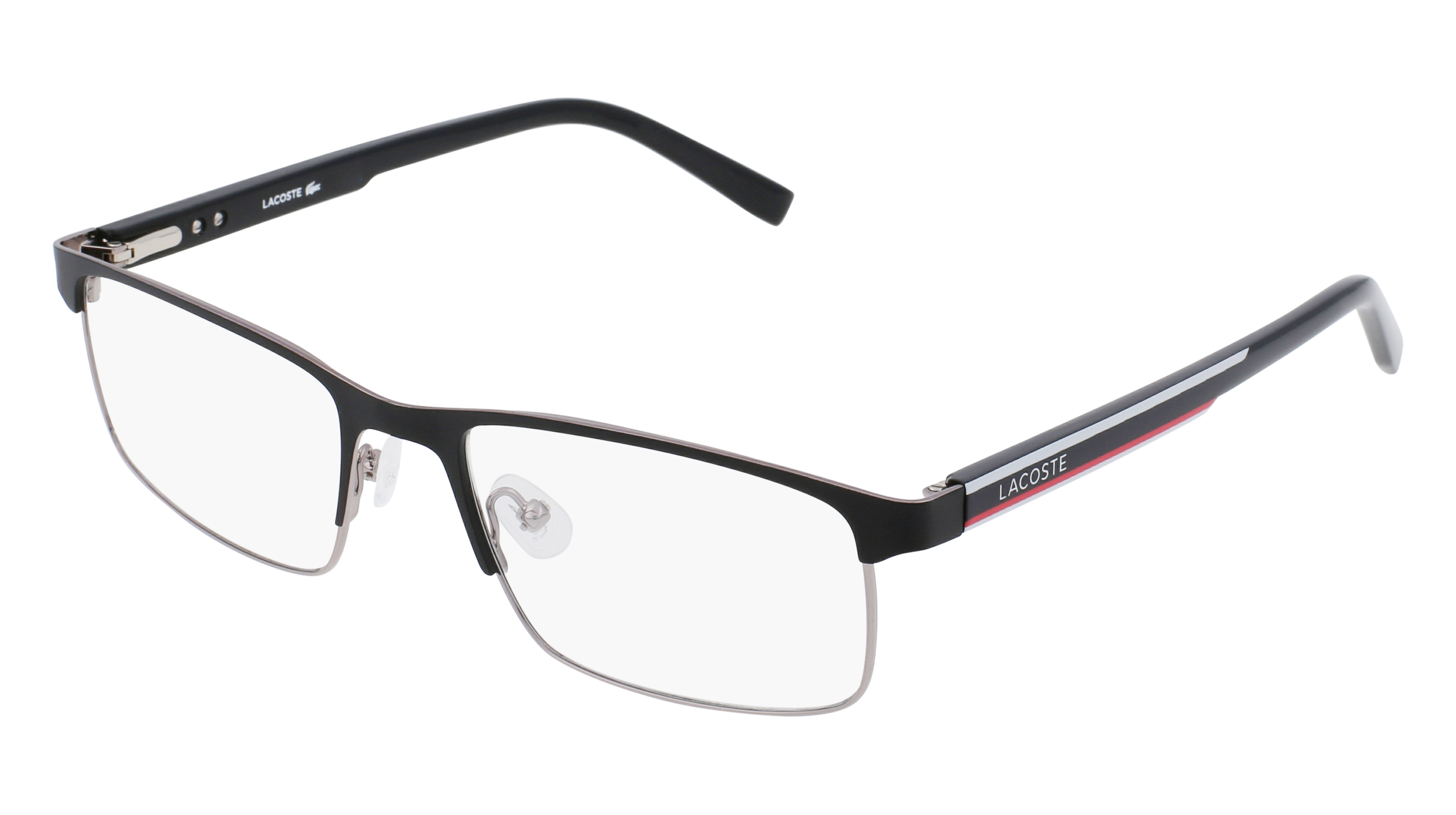 0886895497305 - Herren L2271 004 Rahmen von BRILLEN Metall Schwarz  Quadratisch Normal Normal